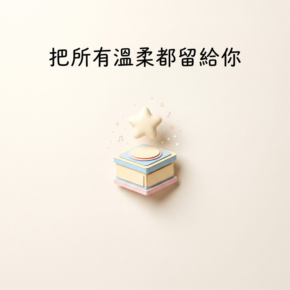 把所有溫柔都留給你 專輯封面