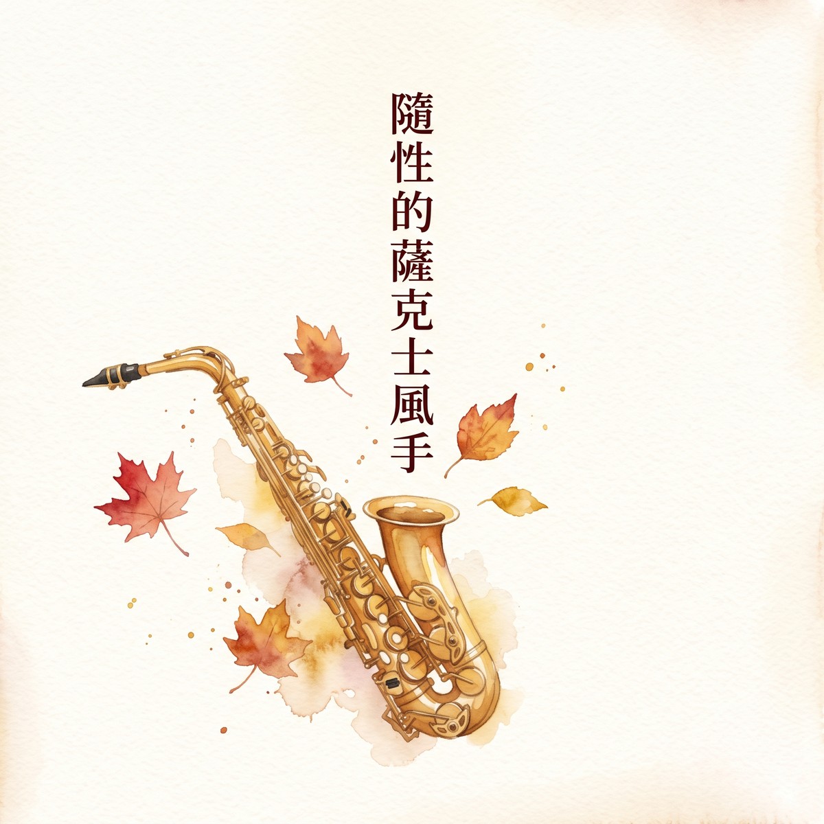 隨性的薩克士風手 專輯封面
