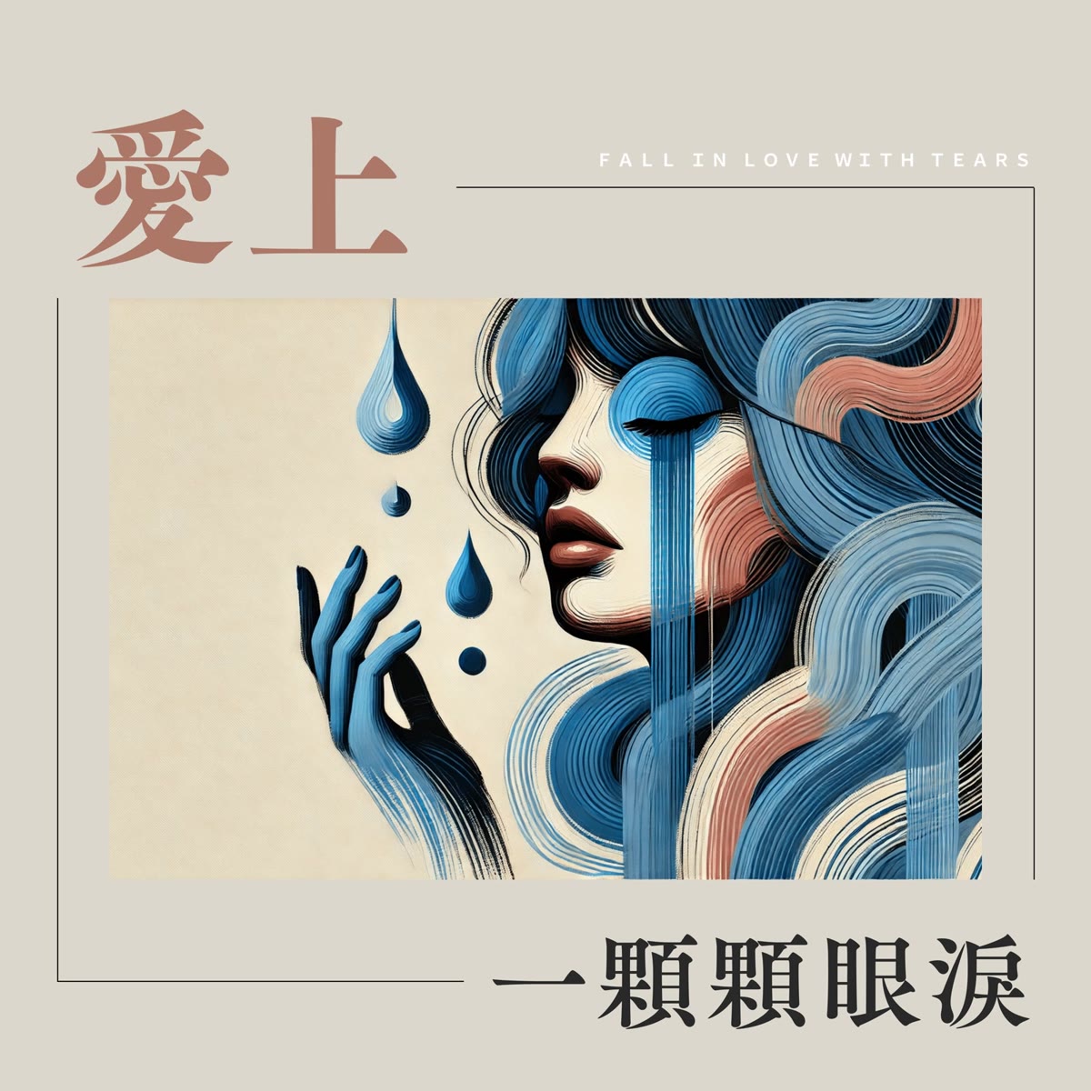 愛上一顆顆眼淚 專輯封面