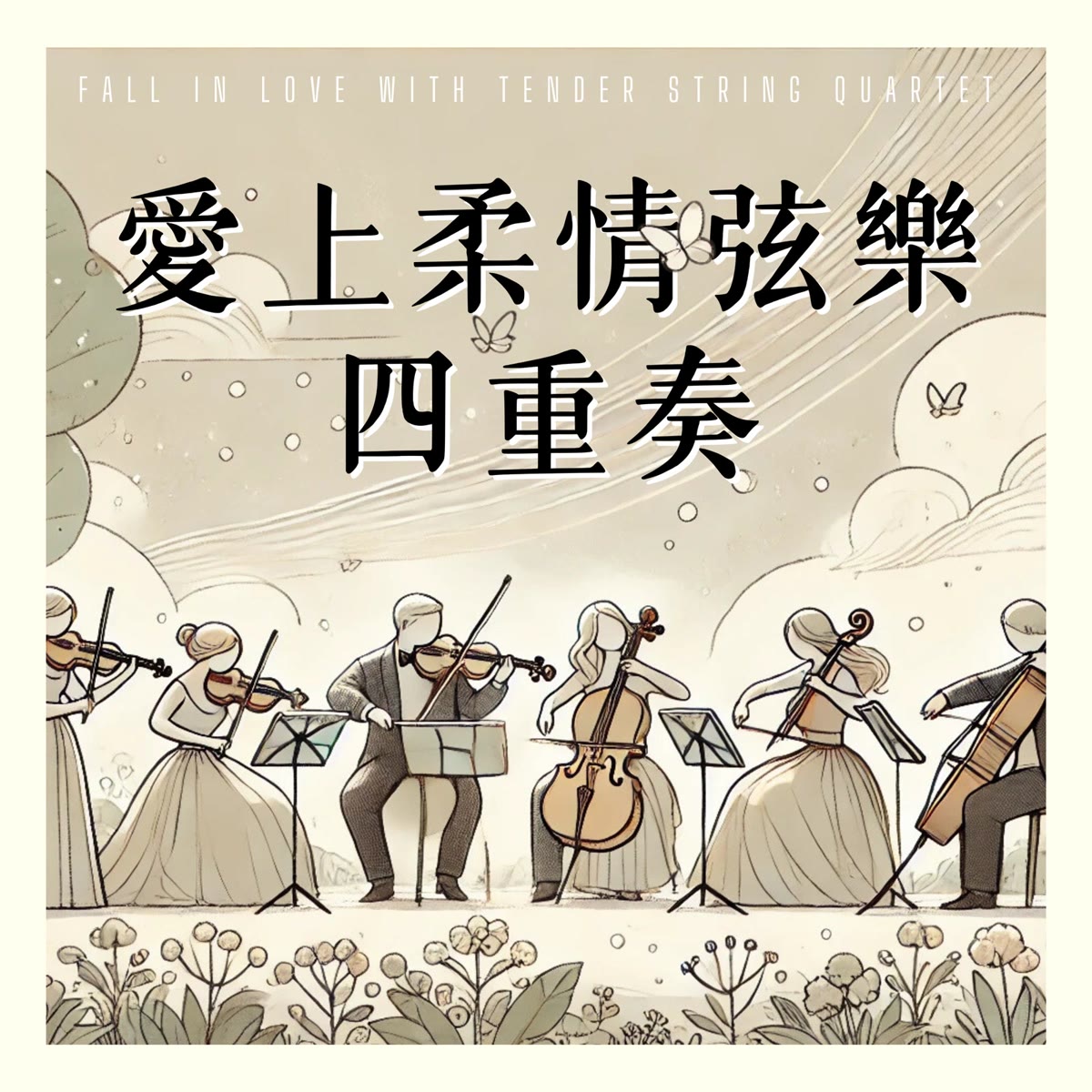 愛上柔情弦樂四重奏 專輯封面