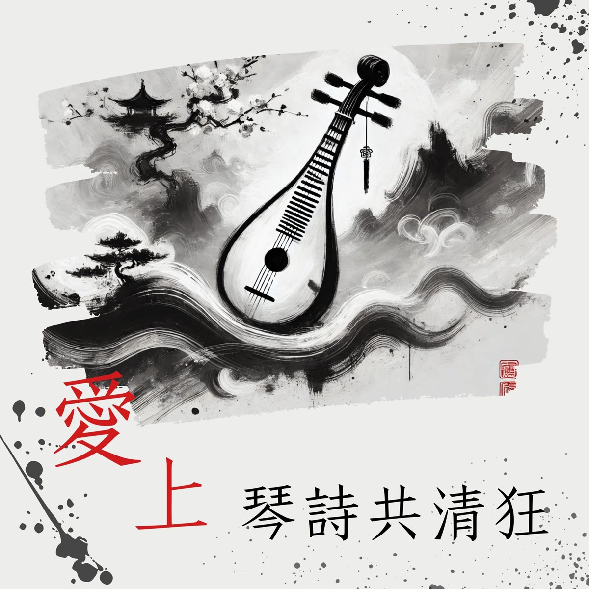 愛上琴詩共清狂 專輯封面