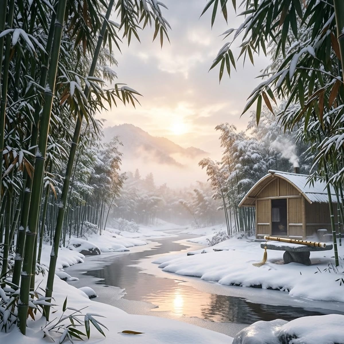 愛上白雪映竹笛 專輯封面