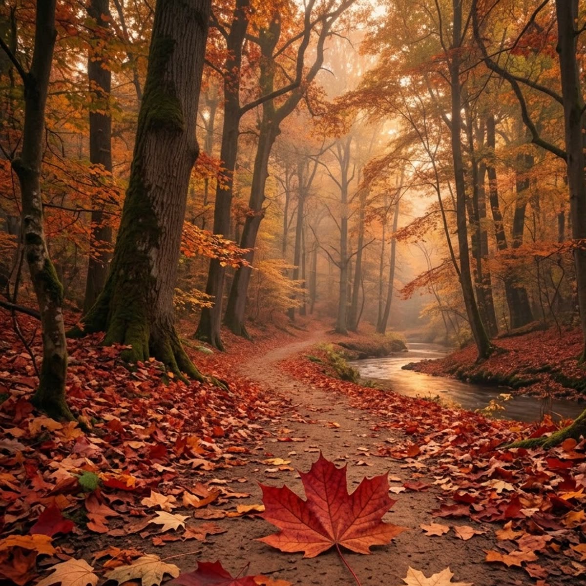 愛上秋天楓紅葉落 專輯封面
