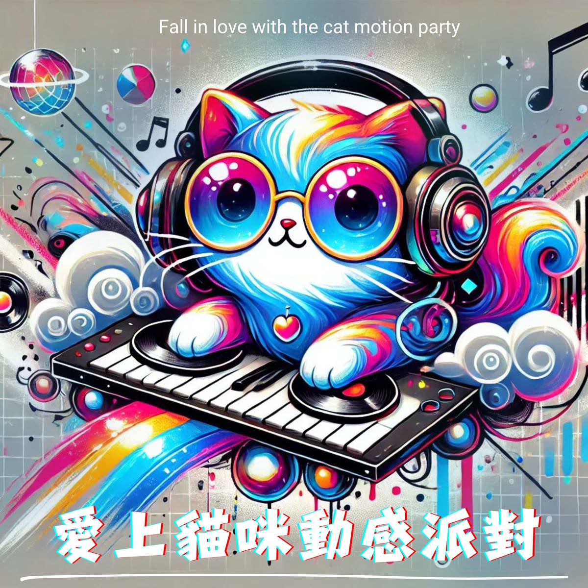 愛上貓咪動感派對 專輯封面