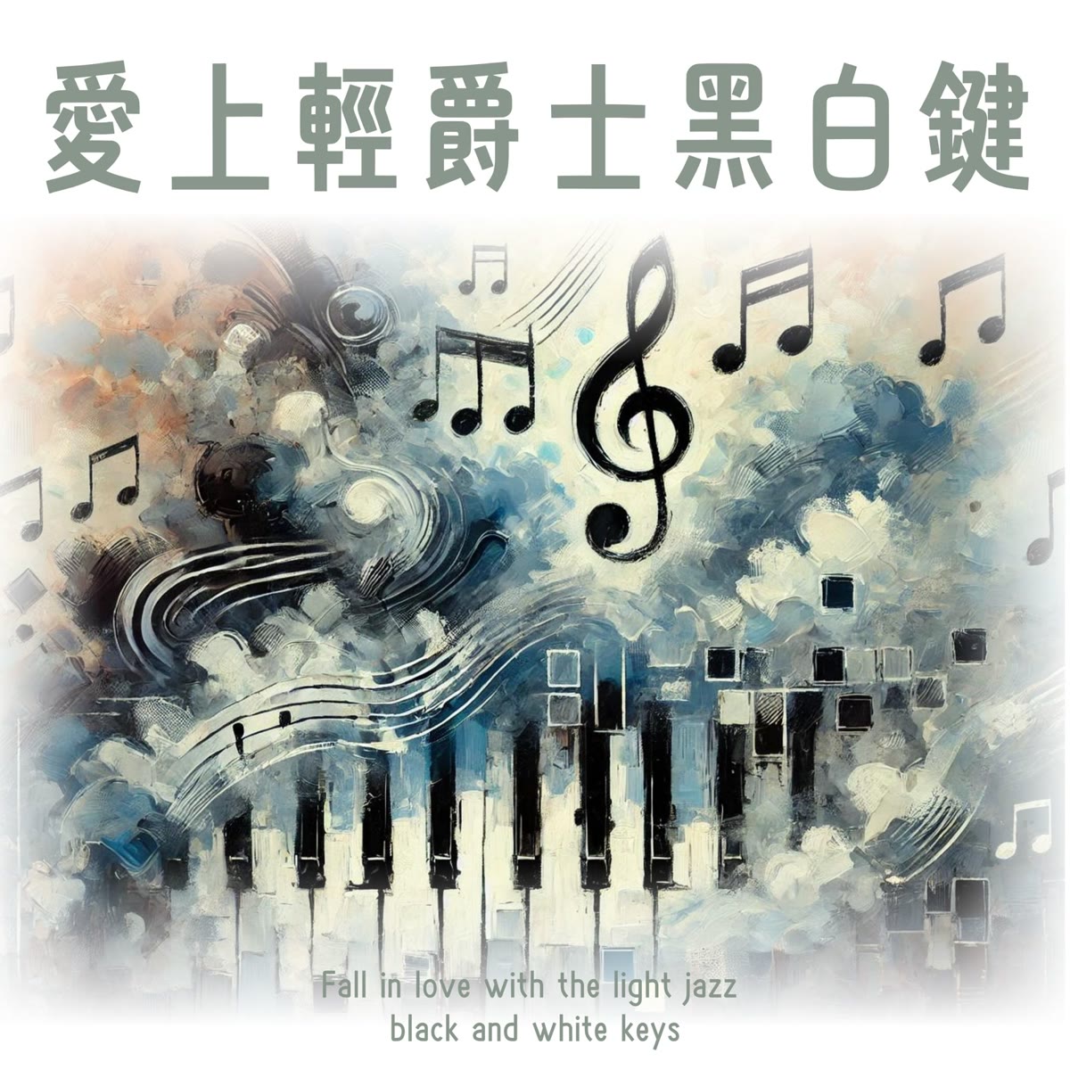 愛上輕爵士黑白鍵 專輯封面