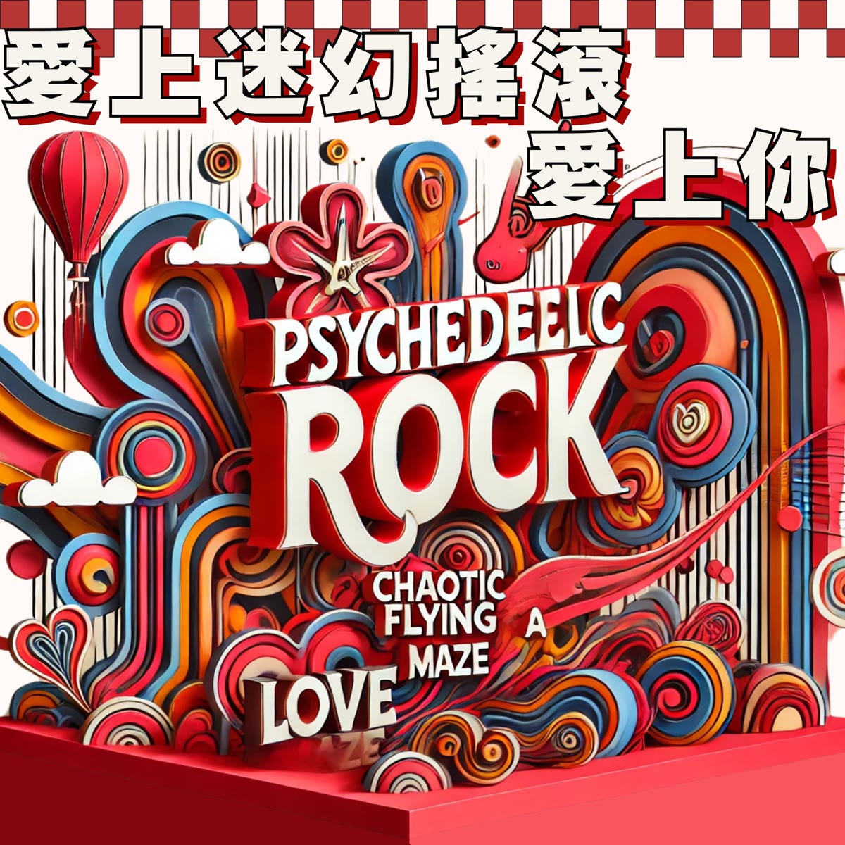愛上迷幻搖滾愛上你 專輯封面