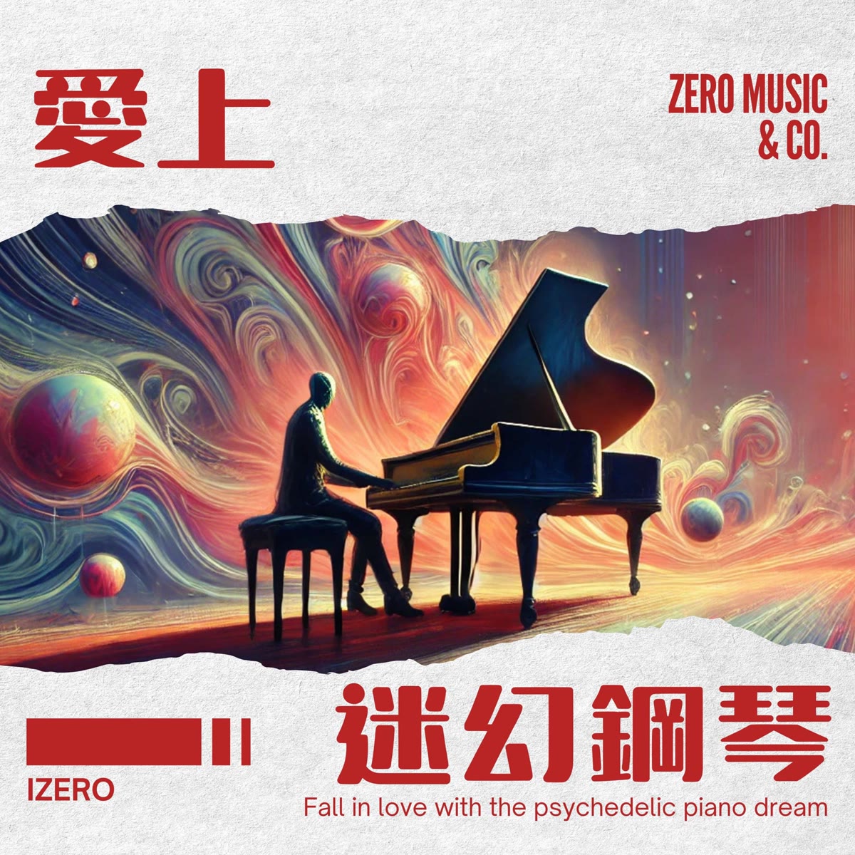 愛上迷幻鋼琴夢 專輯封面