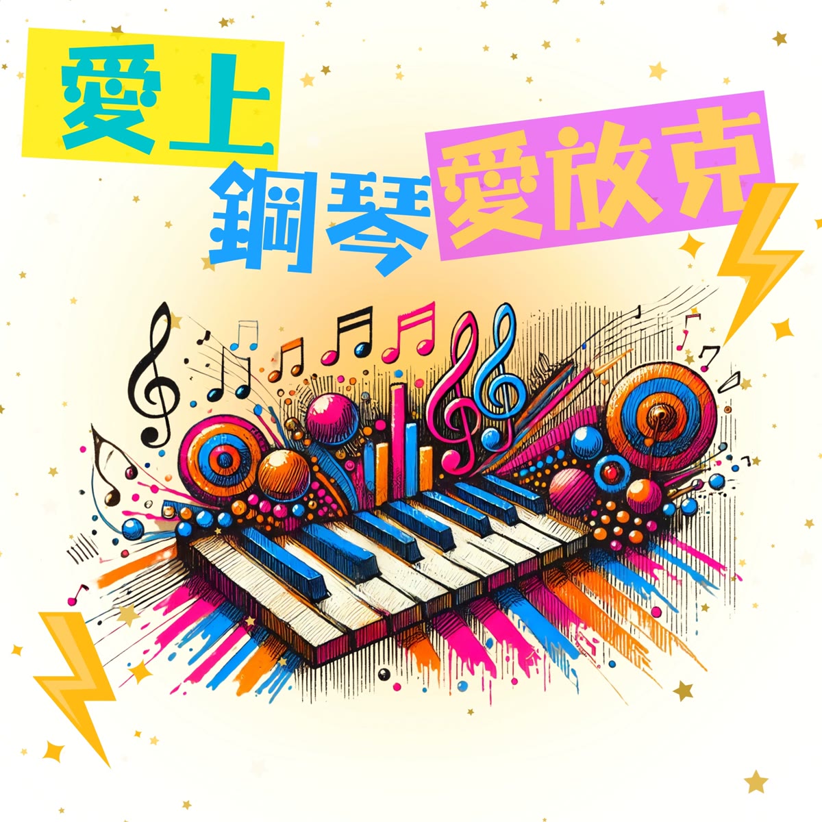 愛上鋼琴愛放克 專輯封面
