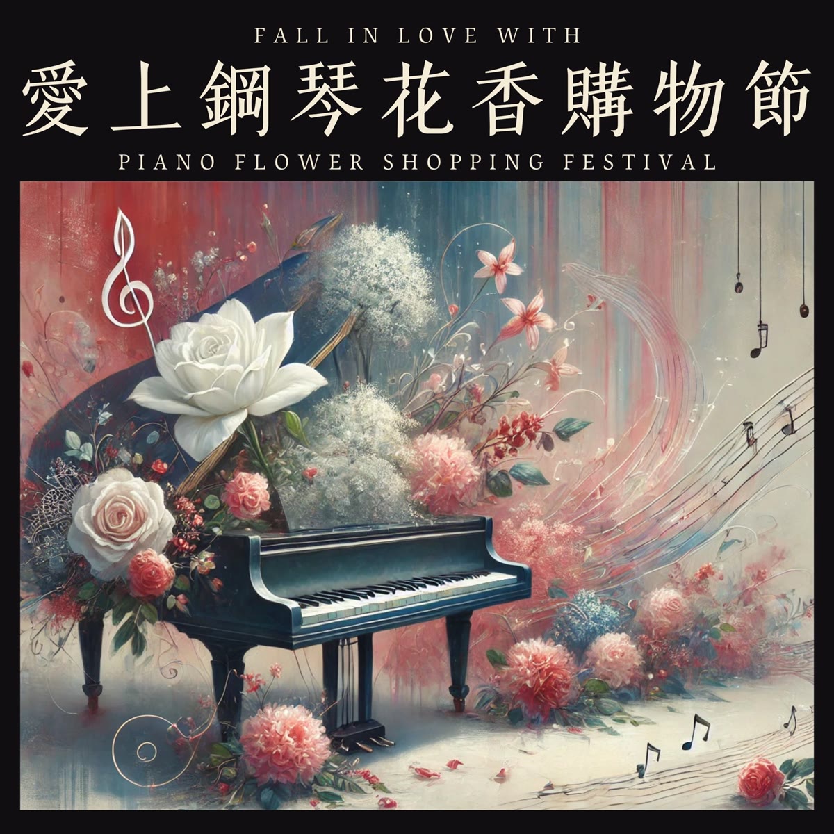 愛上鋼琴花香購物節 專輯封面