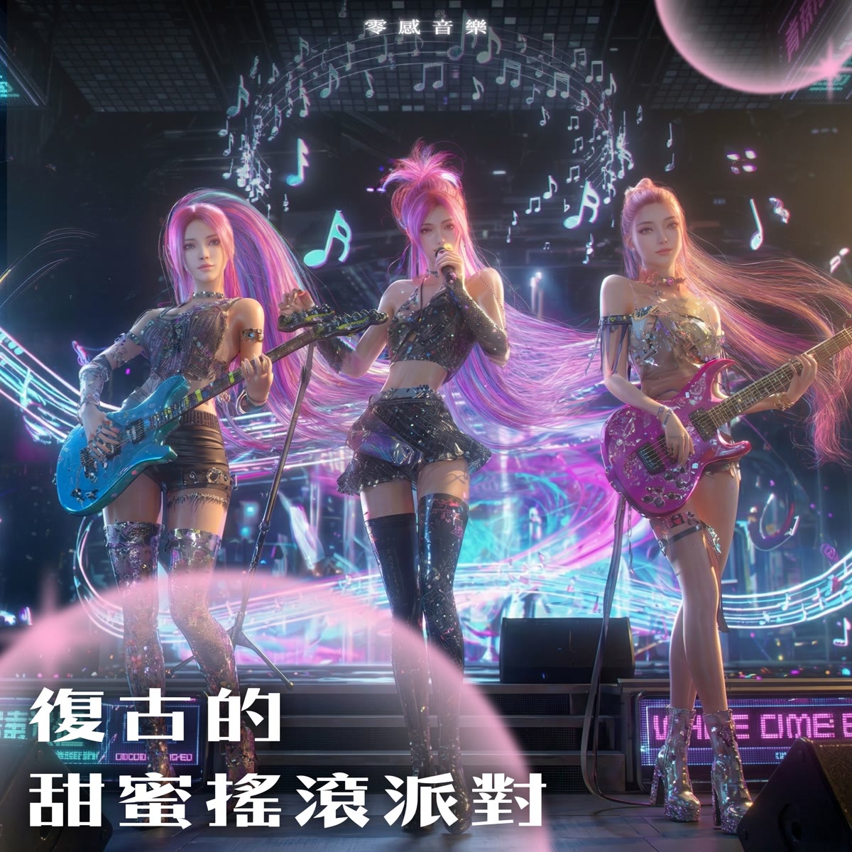 復古的甜蜜搖滾派對 專輯封面