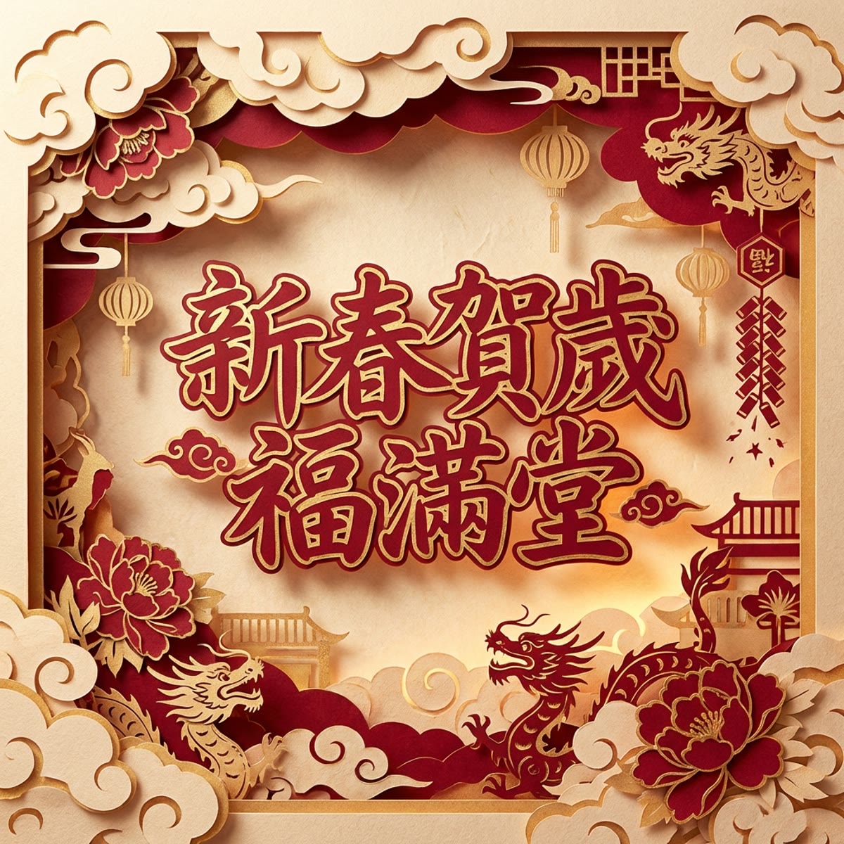 新春賀歲福滿堂 專輯封面